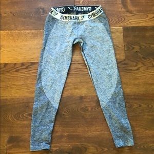 GymShark Flex High-Waisted Leggings Sz Large! Blue
